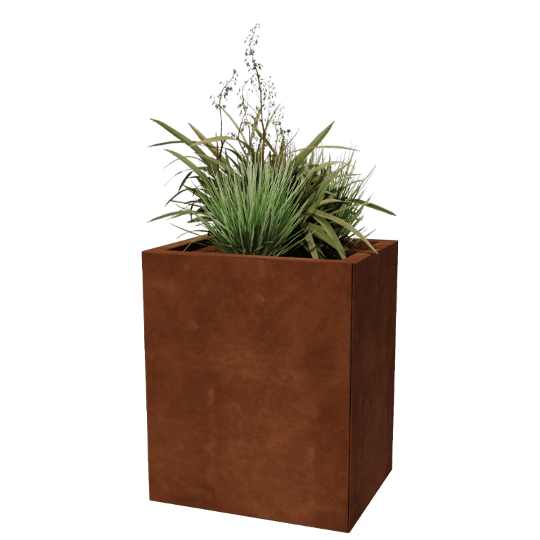 Corten čelik tegla za cvijeće - Pravokutnik - 40 x 50 cm