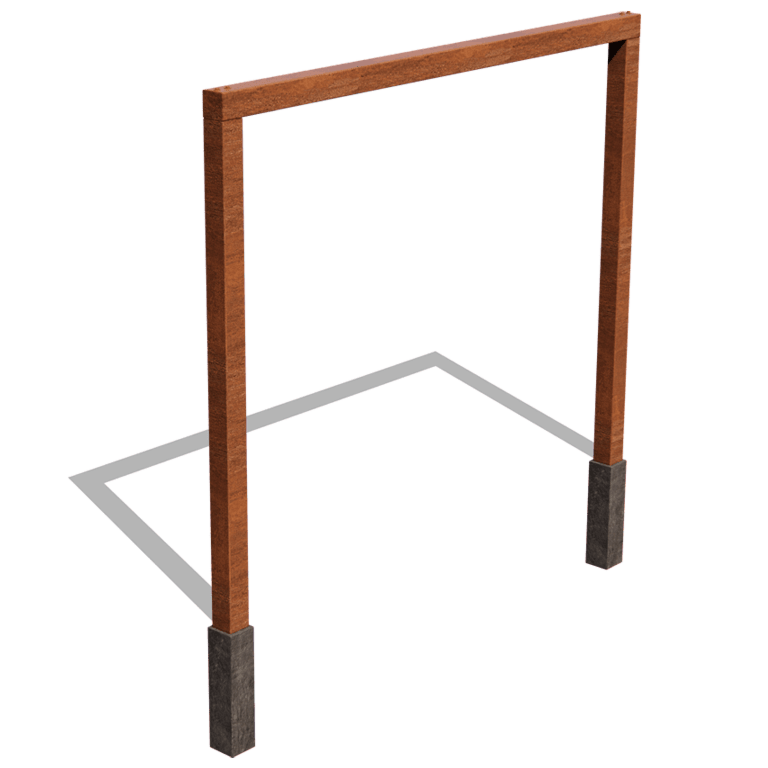 Pergola od corten čelika - Ravno - 300 x 230 cm