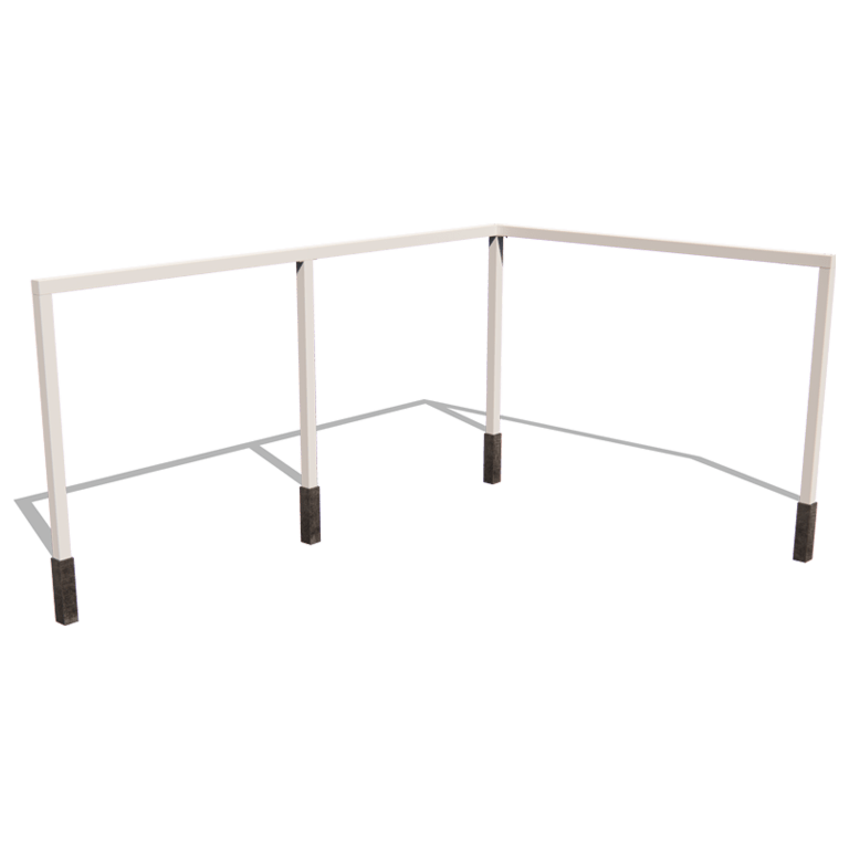 Pergola od čelika - Kut - 600 x 412 x 230 cm