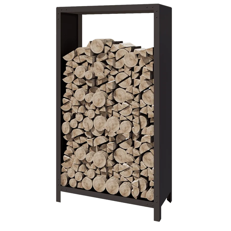 Čelično spremište za drva - Indiana - 100 x 40 x 180 cm - Druga RAL boja