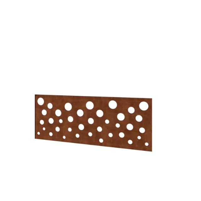 Ograda od corten čelika H - Panel B - 120 x 47,5 cm